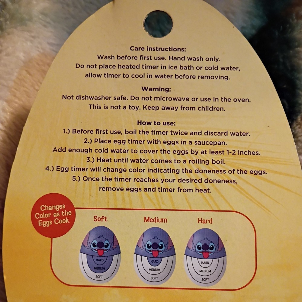 NEW! ANIMATION CHARACTER EGG TIMER Stitch