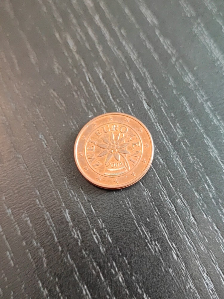 2 Euro Cent Coin Austria 2004