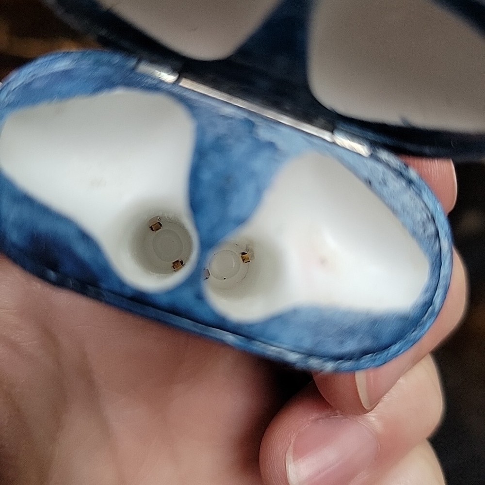 Apple AirPods Charging Case Only Replacement Blue BYU Trashed Customized