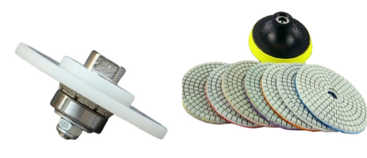 B20 Diamond Profiling Bit Nylon Cover Extra Segment Protection + STONE BUFFER