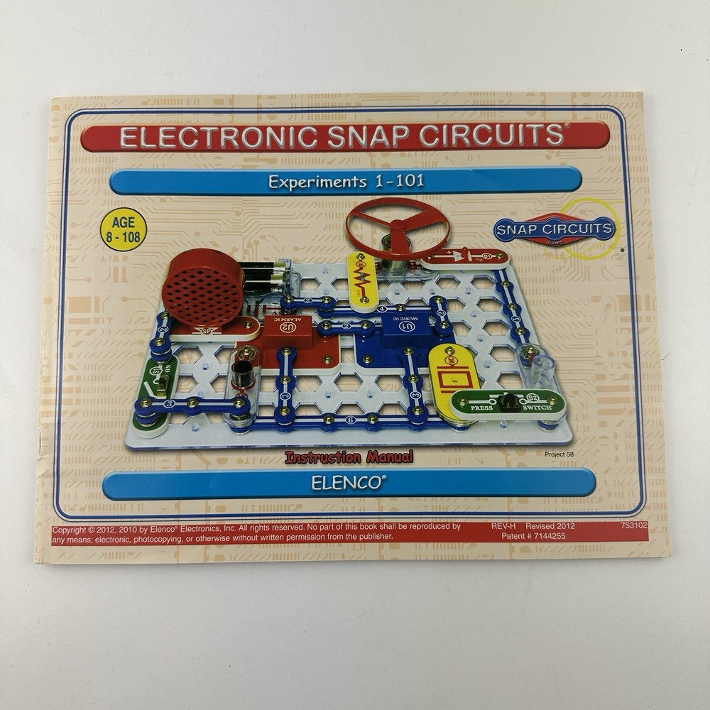 Elenco Snap Circuits Junior STEM Build Over 100 Electronic Projects Complete
