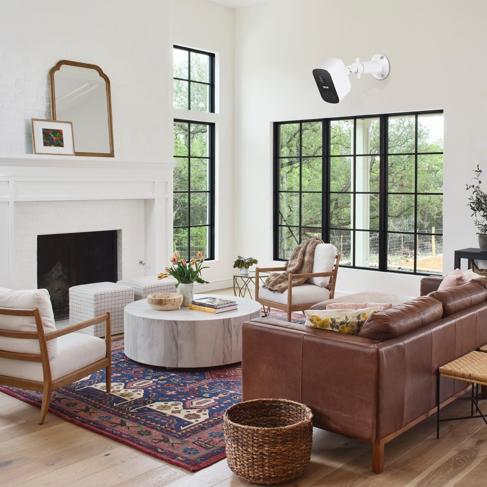 2Pack Security Camera Mounting Bracket for eufy Solocam S220/C210, White