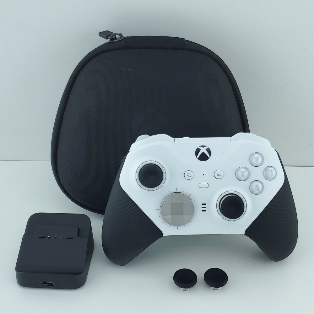Microsoft 1797 Xbox Elite Series 2 Wireless Controller White For Xbox, PC Mobile