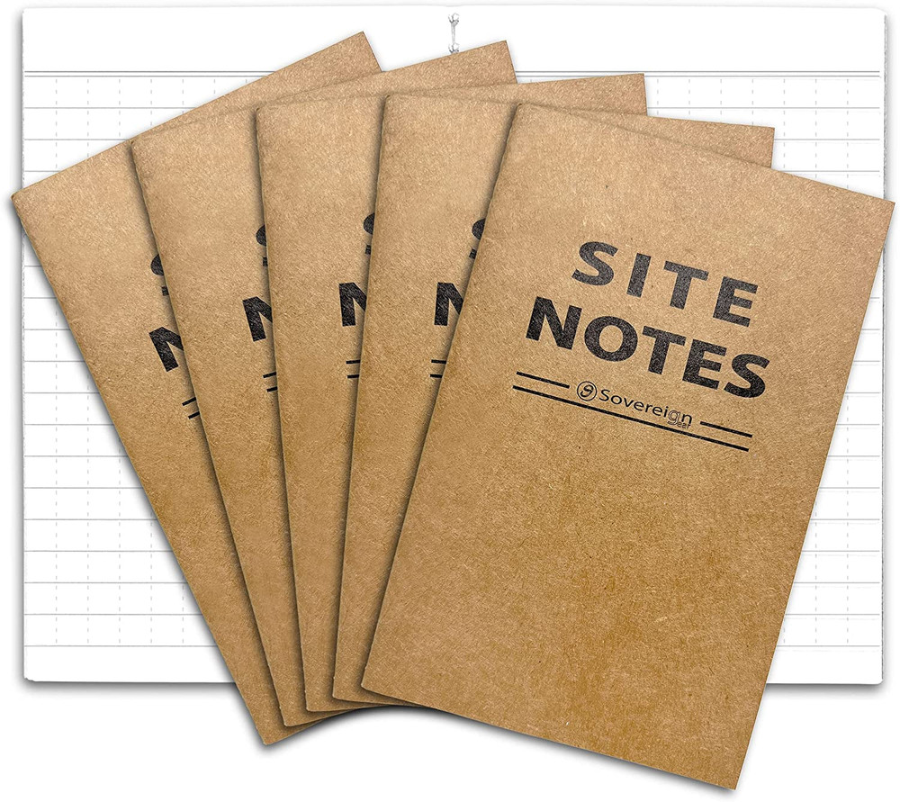Field Notes Notebooks 5 Pack | Small Field Memo Book Notepad Refill Universal