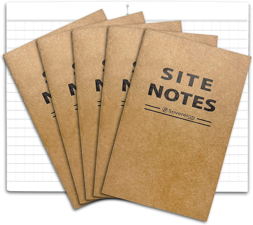 Field Notes Notebooks 5 Pack | Small Field Memo Book Notepad Refill Universal