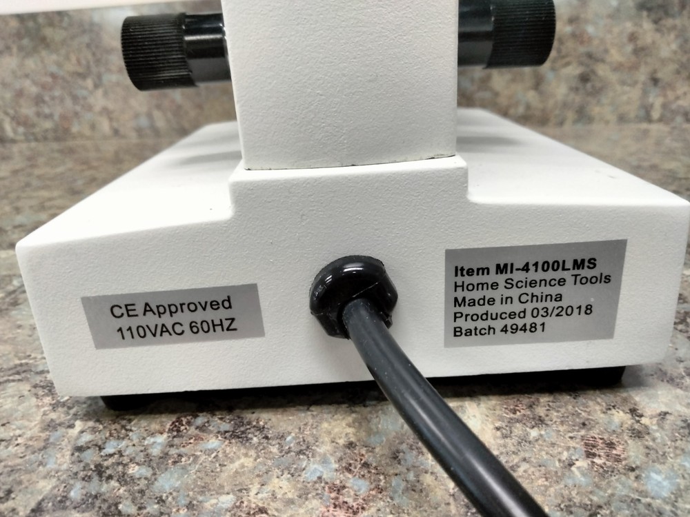 MI-4100LMS Home Iris Diaphragm Microscope Home Science Tools