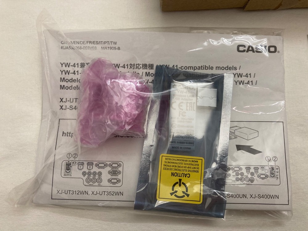 CASIO YW-41 WIRELESS LAN USB ADAPTER (For CASIO Projector)