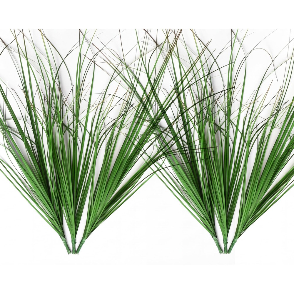 Artificial Grass Plants 6pcs Fake Greenery Stems Decor