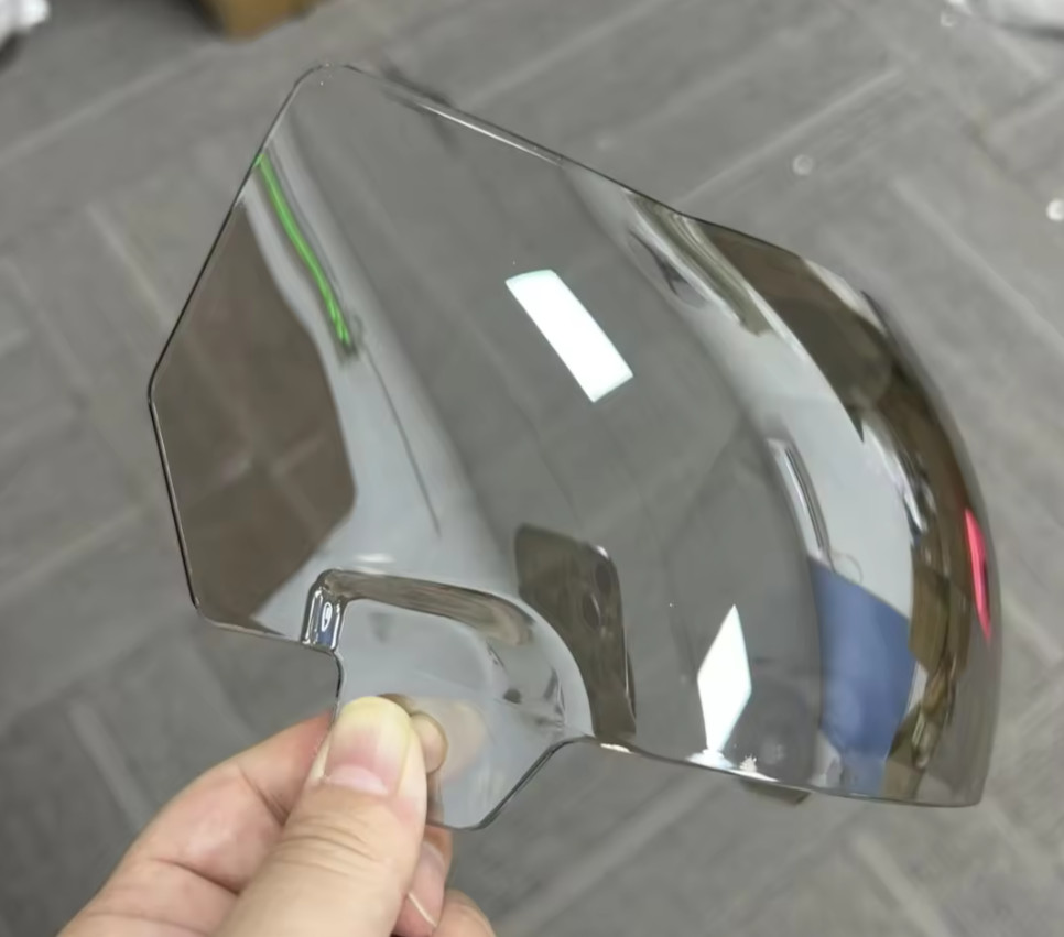 MIRROR CLEAR SILVER SPEED FLEX SCHUTT F7  Football Helmet Oculus Visor +Clips