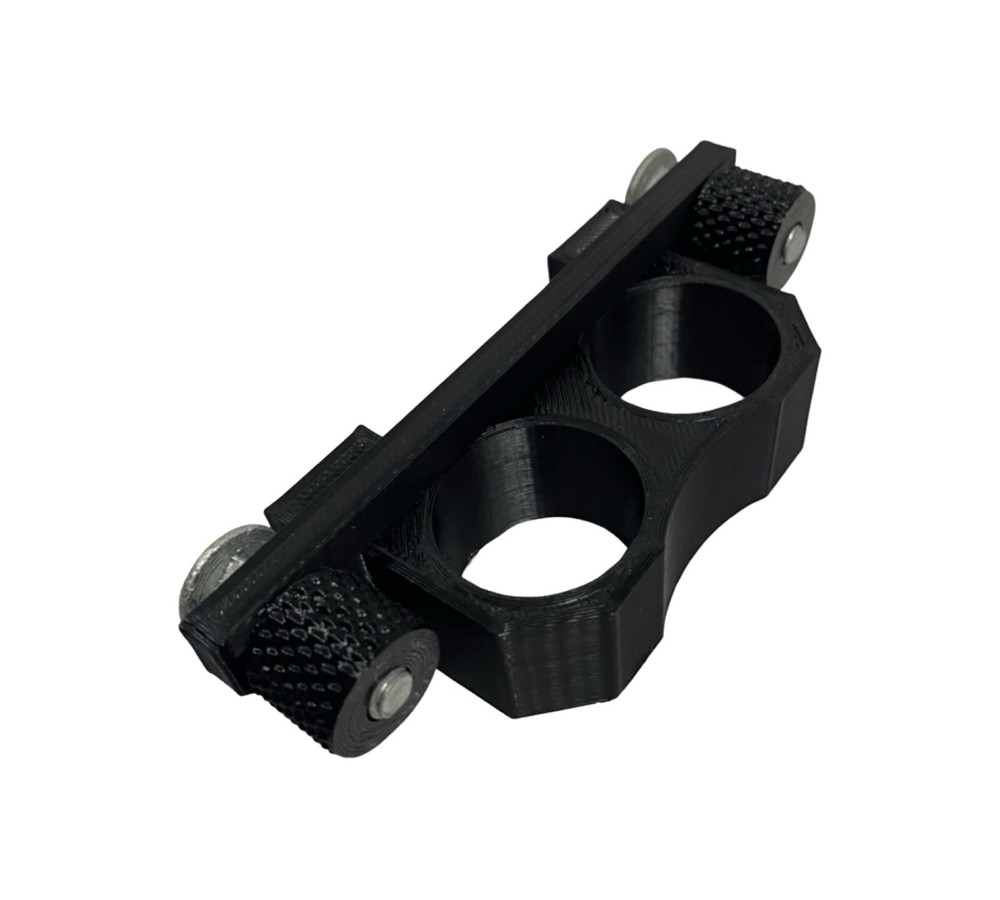Tracker Boats Versatrack 1" Double Drain Plug Holder - Galvanized - Versa Track