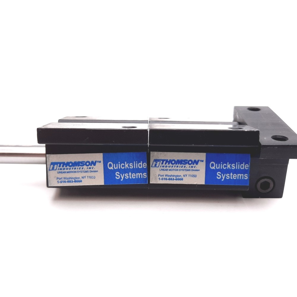 Thomson 1BA04AH0L8 Linear Guide, 2x Pillow Blocks, 100 lbf Max, 8" Length