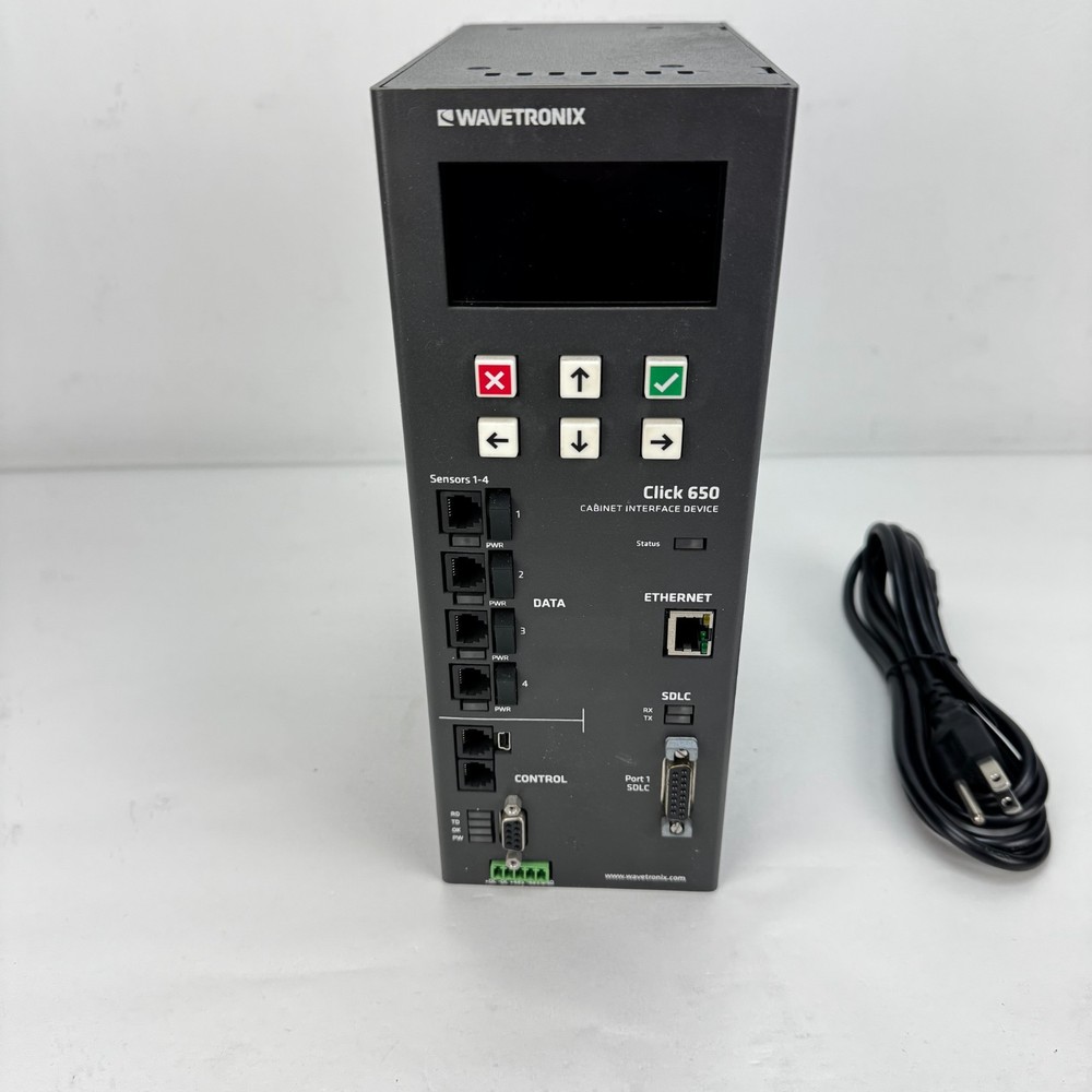 WaveTronix Click 650 Traffic Signal Surge Interface Module w/ AC Adapter Cord