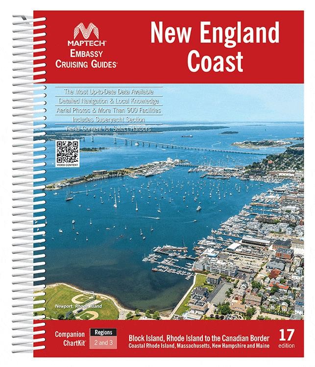 Maptech Embassy Cruising Guide: New England Coast, 17th Edition