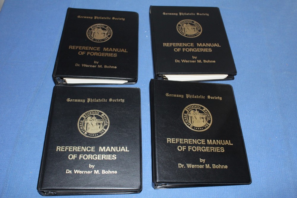 Germany Philatelic Society Reference Manual Forgeries Bohne 8 Vol BlueLakeStamps