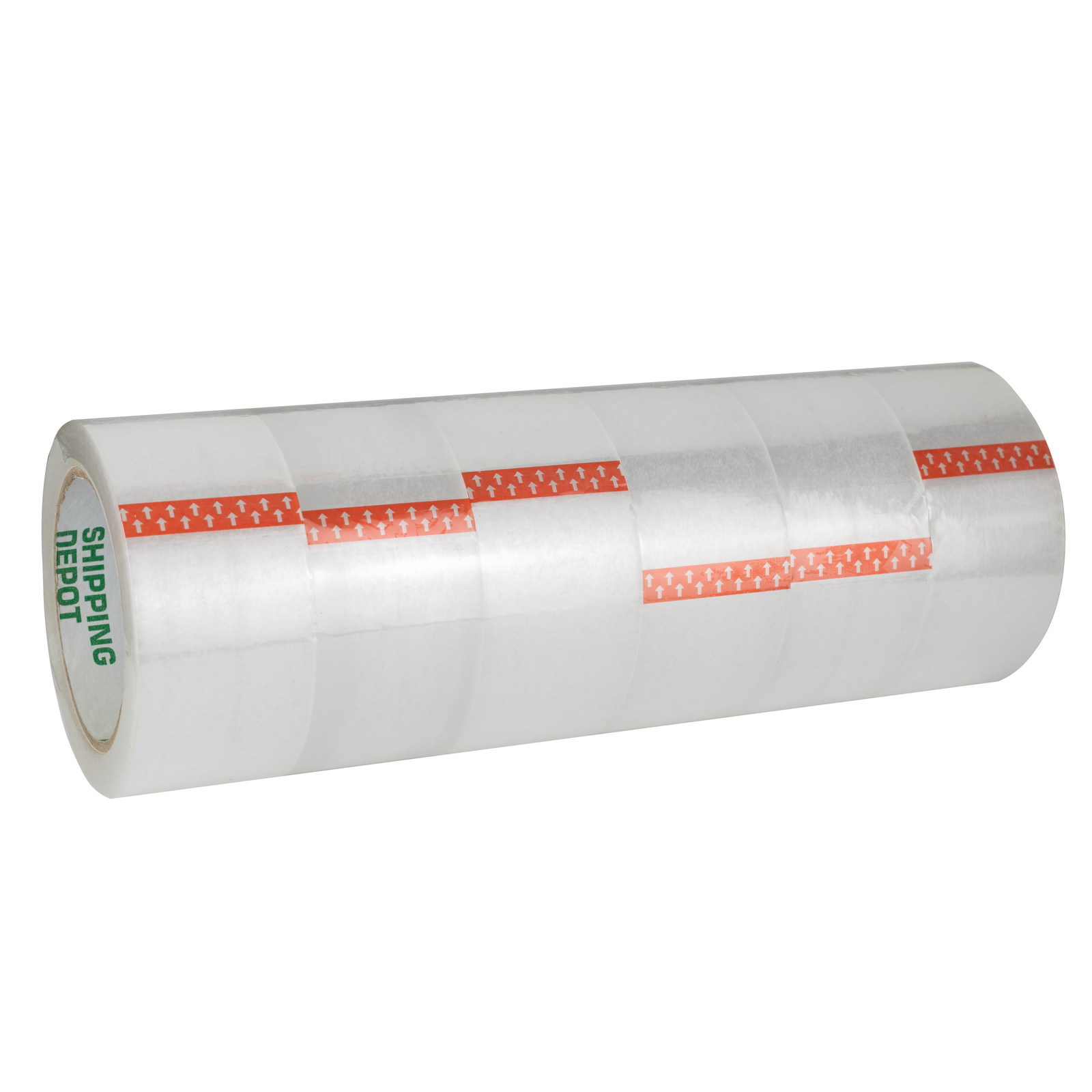 Shipping Depot Clear Packing Carton Sealing Tape in 3" or 2" in 1.6mil or 2mil