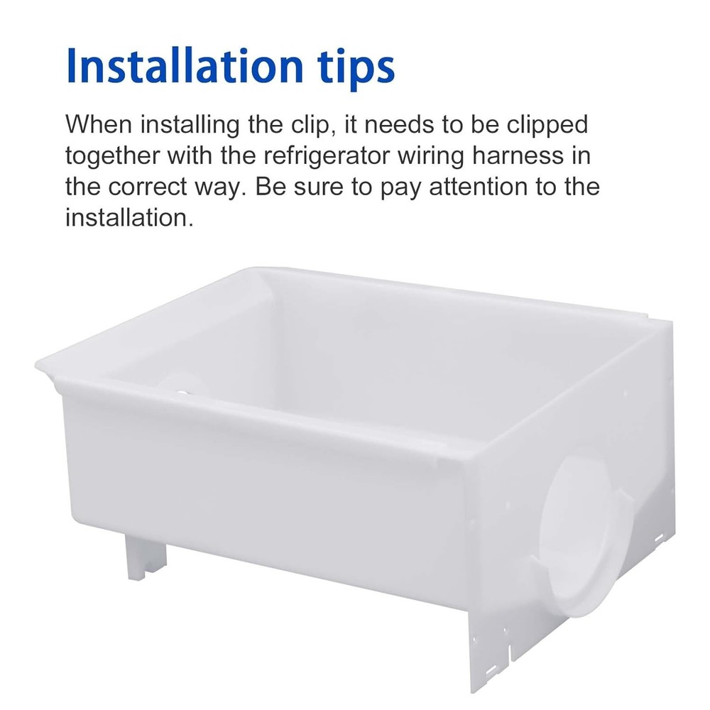 WPW10670845 ice Maker Replacement Parts Refrigerator Ice Container for...