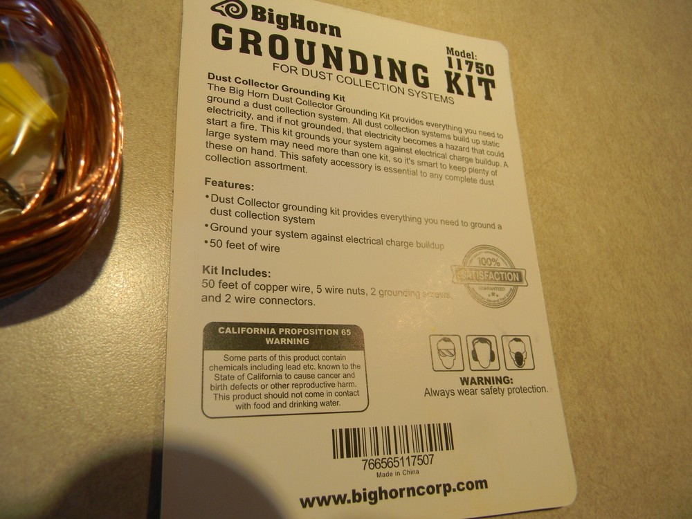 Dust Collector Grounding Kit