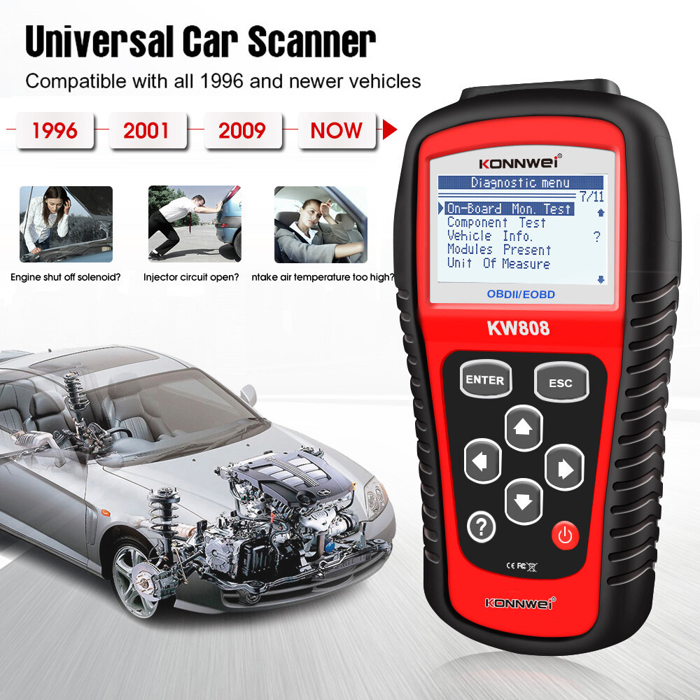 OBD2 OBDII Car Diagnostic Scanner Check Engine Engine Fault Code Read Scanner
