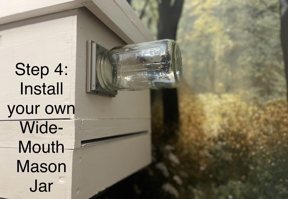 Universal Beehive Comb Collector Mason Jar Attachment