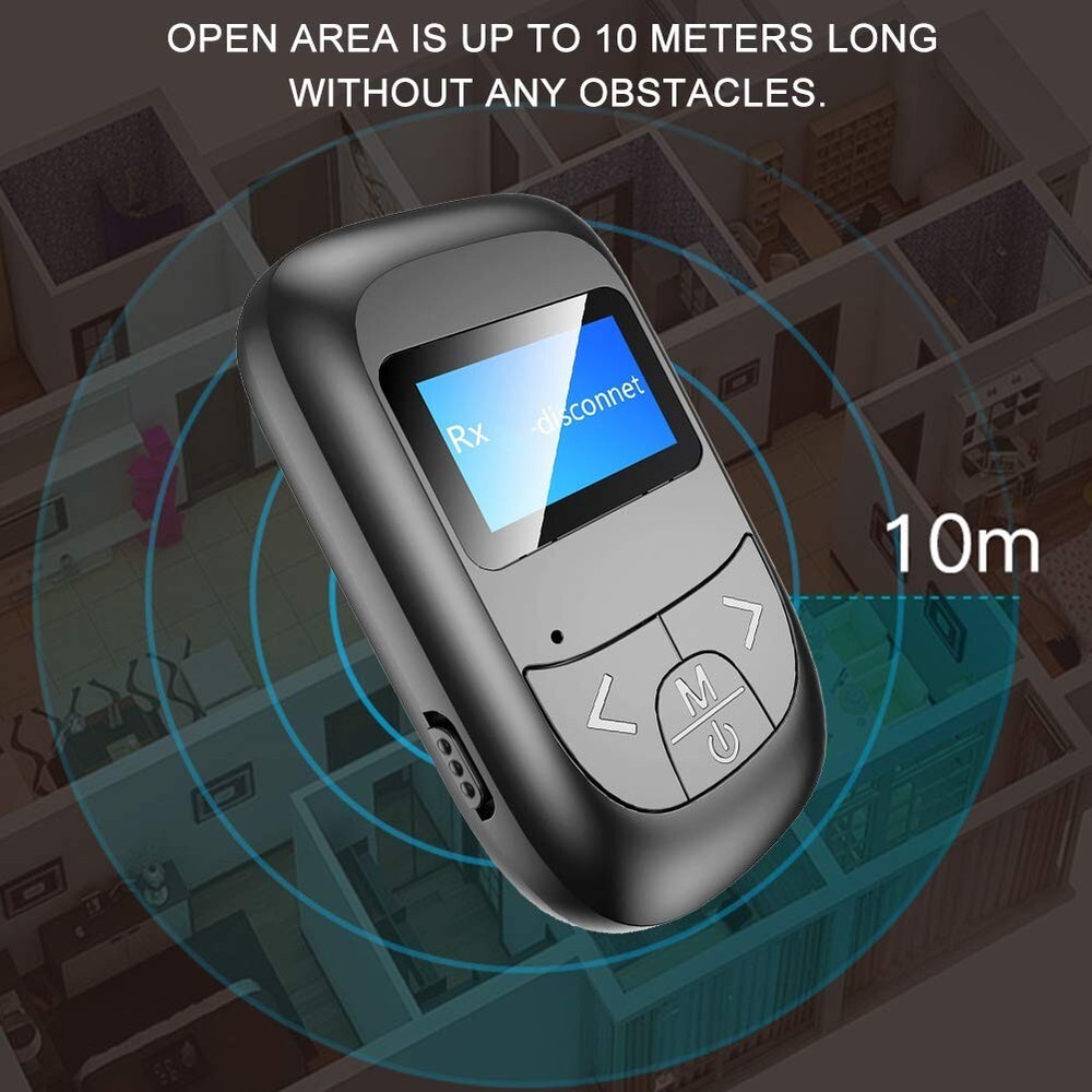 🔥Dpofirs Transceiver, Plug and Play Bluetooth 5.0 2 in 1 Wireless Receiver🔥