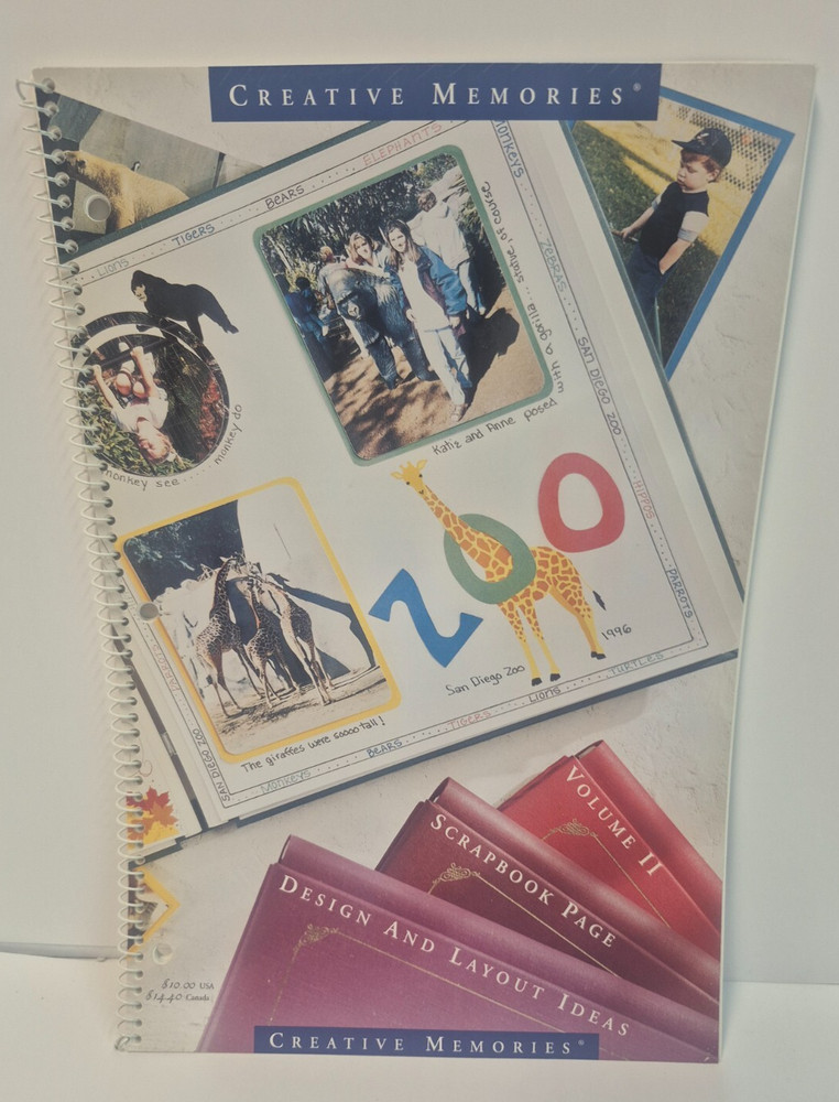 CREATIVE MEMORIES SCRAPBOOK PAGE  DESIGN & LAYOUT IDEAS BOOK NEW