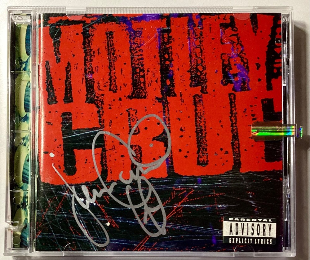 Authentic Motley Crüe CD signed by John Corabi in silver pen….don't pay $100+
