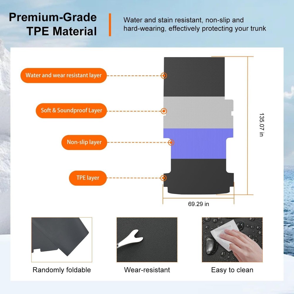 Ford Transit Long Van Cargo Mat 148in Wheelbase