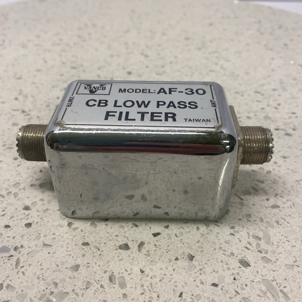 Vanco Model: AF-30 CB Low Pass Filter