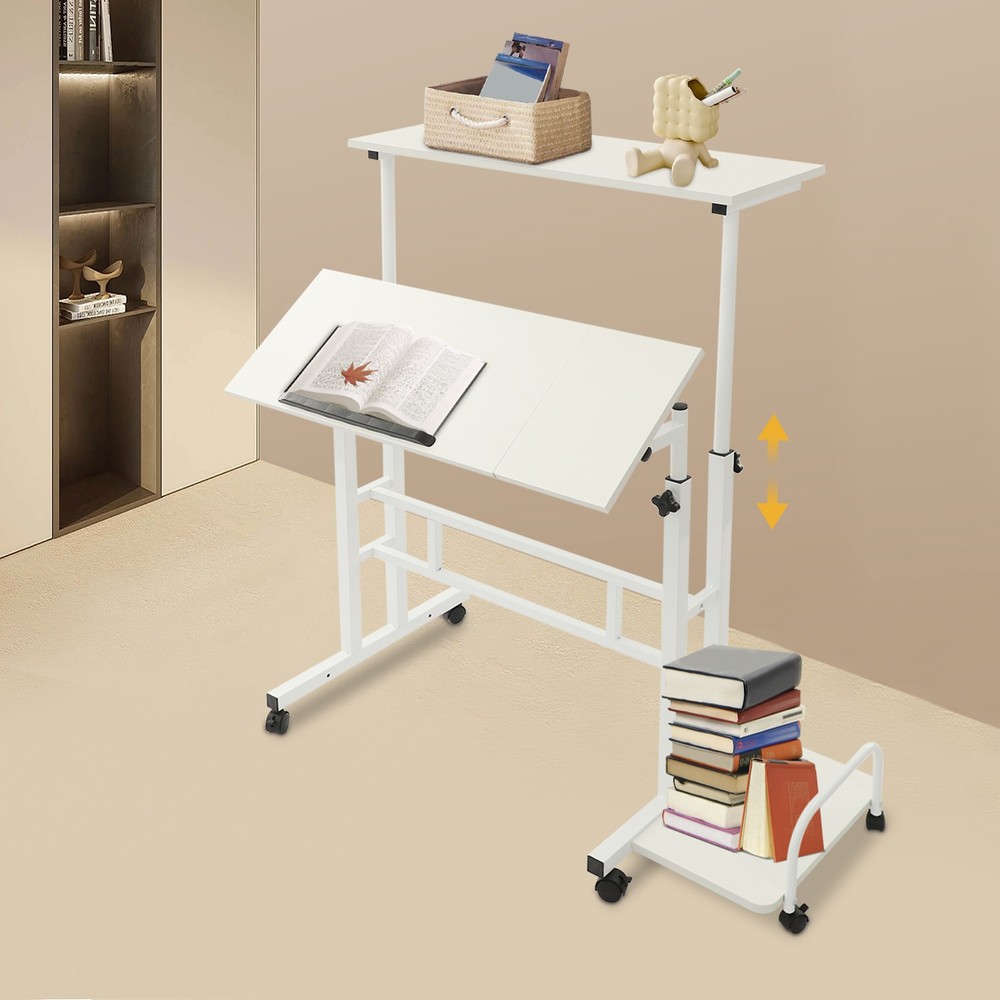 Multi Functional Foldable Desk, Modern Computer Desk, Adjustable Computer Table