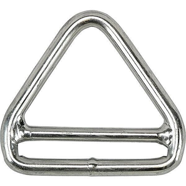 Triangle - Double Bar - Stainless Steel