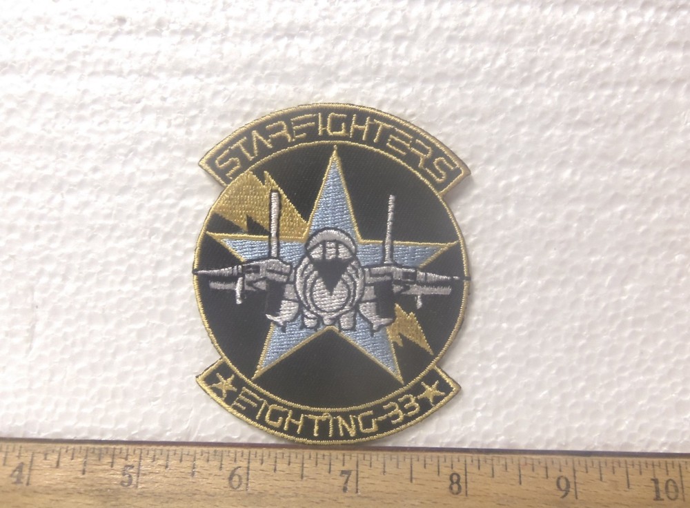 US Navy - Star Fighters - Fighting - 33 Embroidered Patch