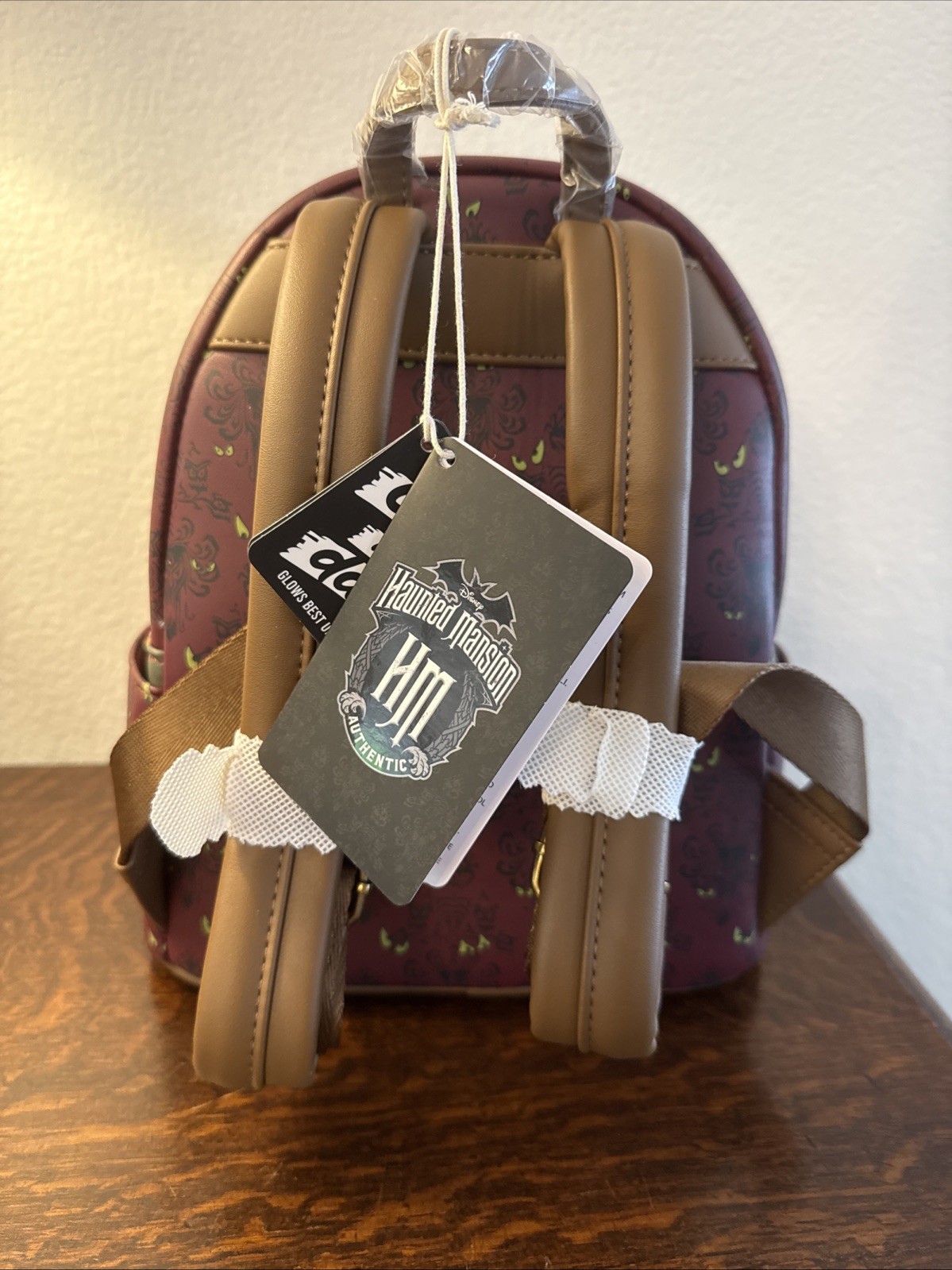 Loungefly Disney Haunted Mansion Stretching Room Moving Portraits Backpack NWT