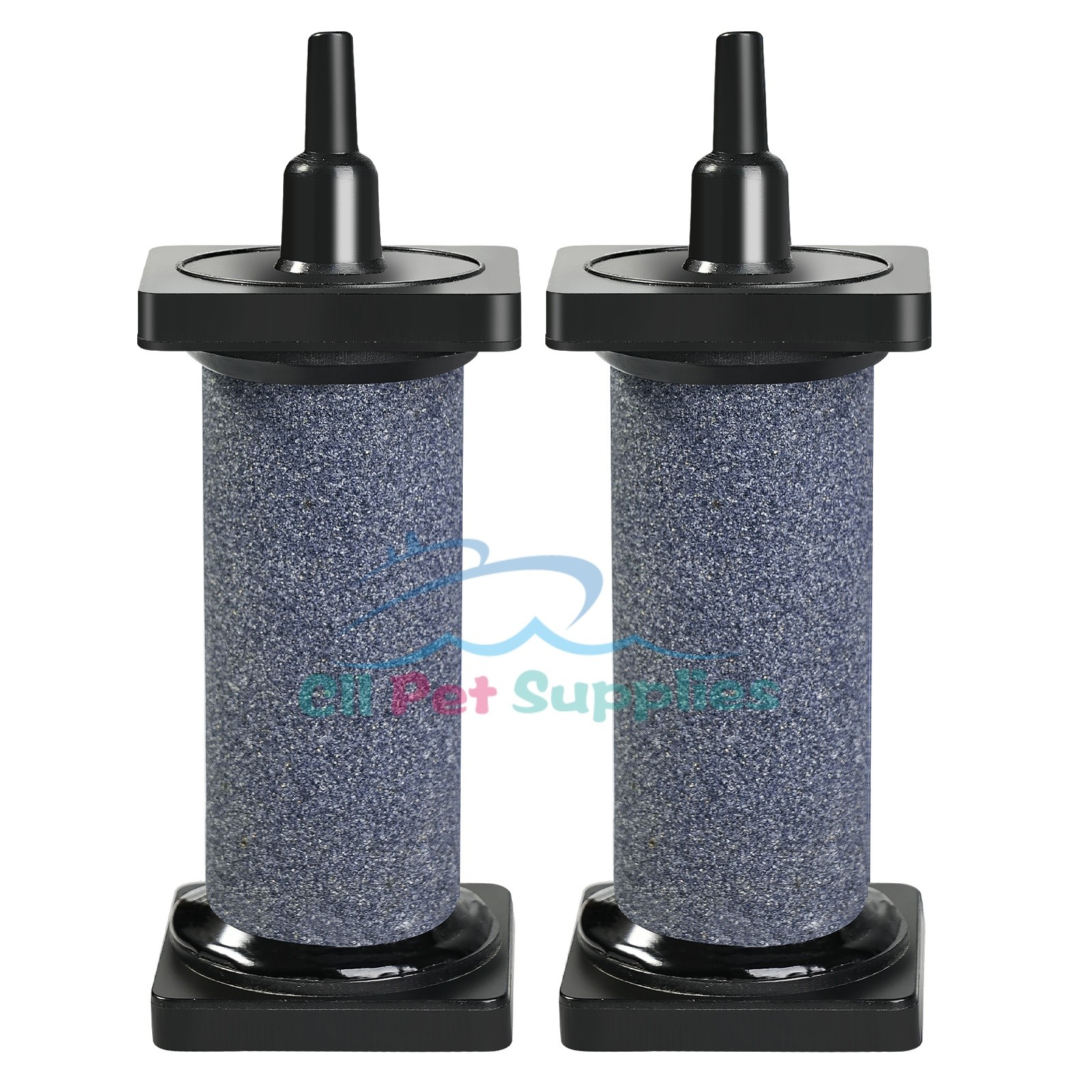 Aquarium 3/5 inch Air Stone 2 Pcs, Large Airstone for Aquariums Hydroponic Ponds