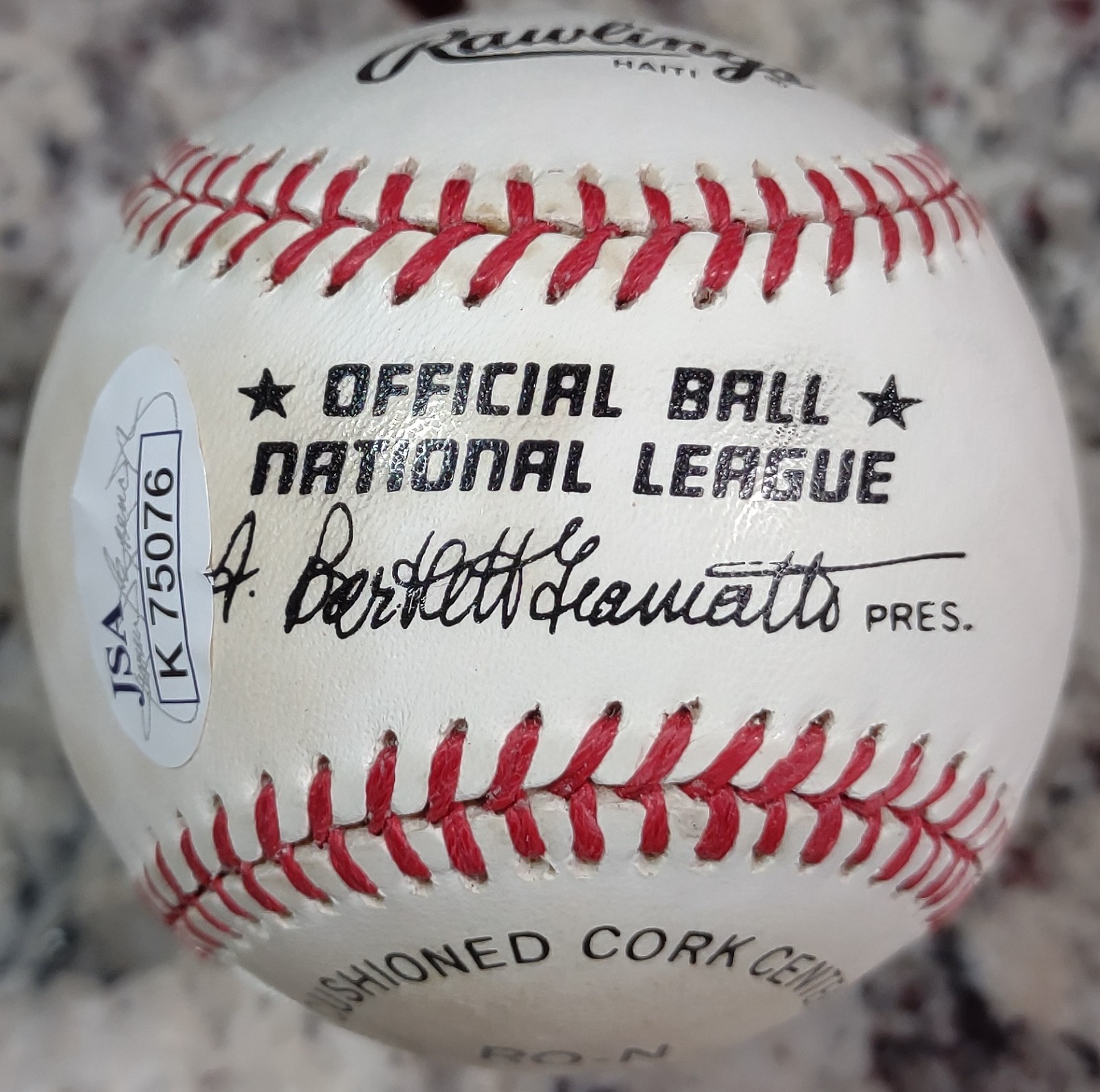 Duke Snider & Robin Roberts Signed Rawlings National League Baseball JSA COA