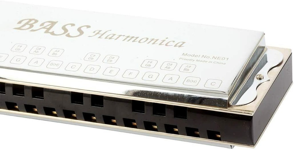EASTTOP NE01 Bass Harmonica Ensemble Harmonica Professional Portable with Case