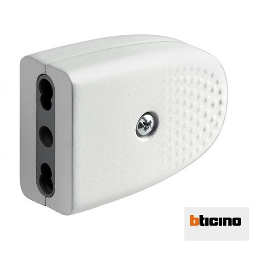 BTICINO S2670TAE SPACE SAVING SOCKET 2P + T 10/16A