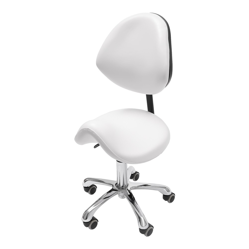 Ergolution Ergonomic Saddle Stool W/ Backrest -Work Stool,Office Stool-Seat