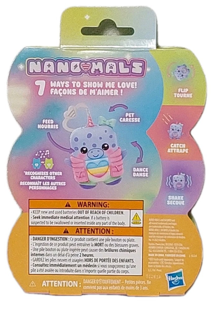 Hasbro Nanomals Blubby Interactive Pet Narwhal Whale