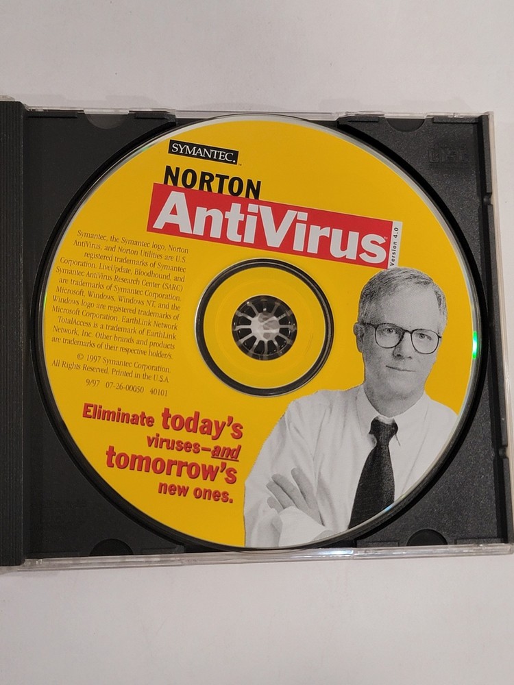Symantec Norton AntiVirus: Version 4.0 (PC CD-ROM, 1997)