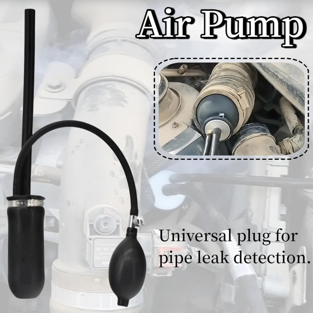 Csttler Universal Adapter, Smoke Machine Leak Detector Inflatable Bladder，...