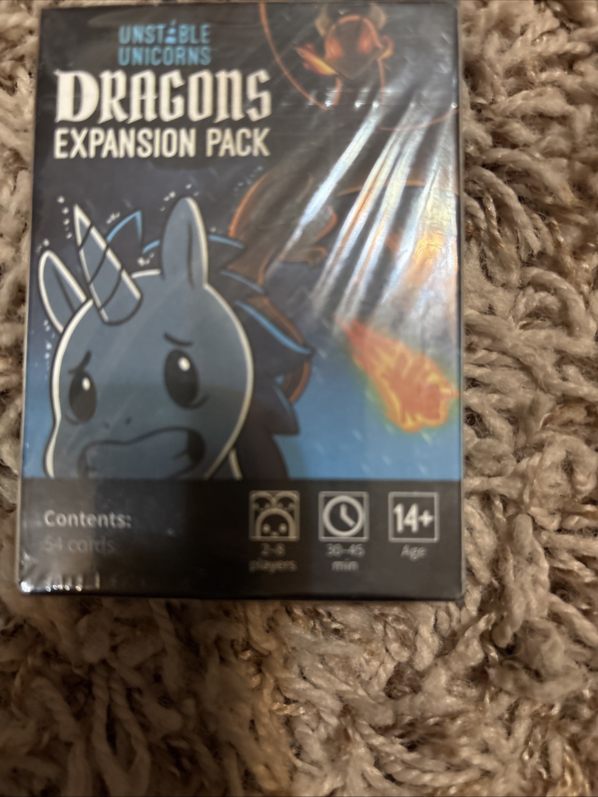 Unstable Unicorns - Dragons Expansion Pack - 54 Cards Brand New - Sealed NIB