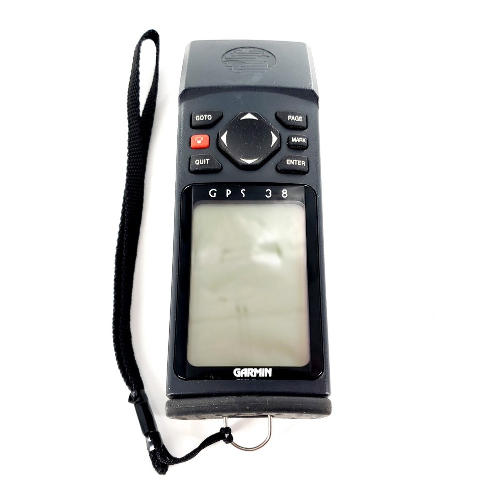 Garmin GPS 38 Handheld Hiking Geocaching Personal Navigation Device Tested READ