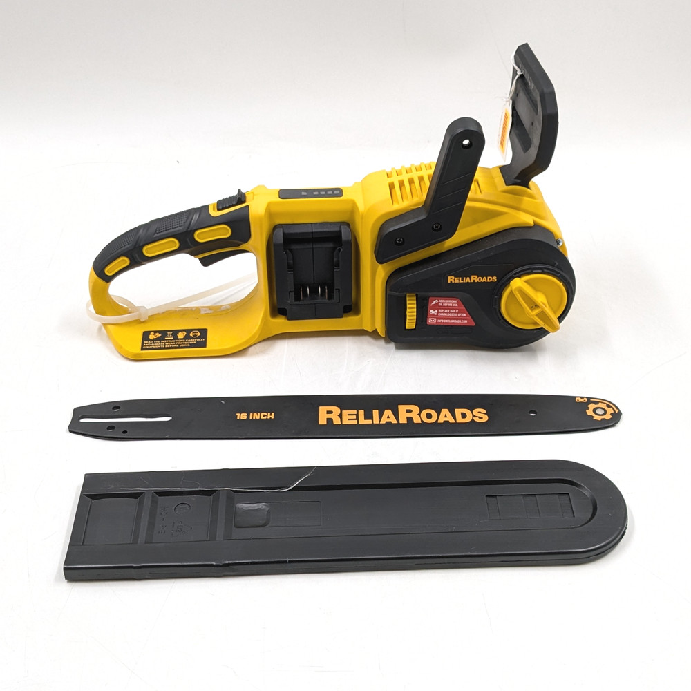 ReliaRoads 16" Brushless 40V Battery Powered Chainsaw (RCSBL-16) Yellow