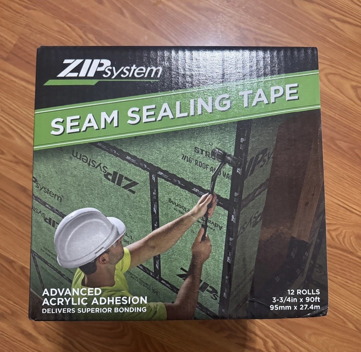 12 Rolls Zip System Window, Sheathing Flashing Tape 3.75”x90ft