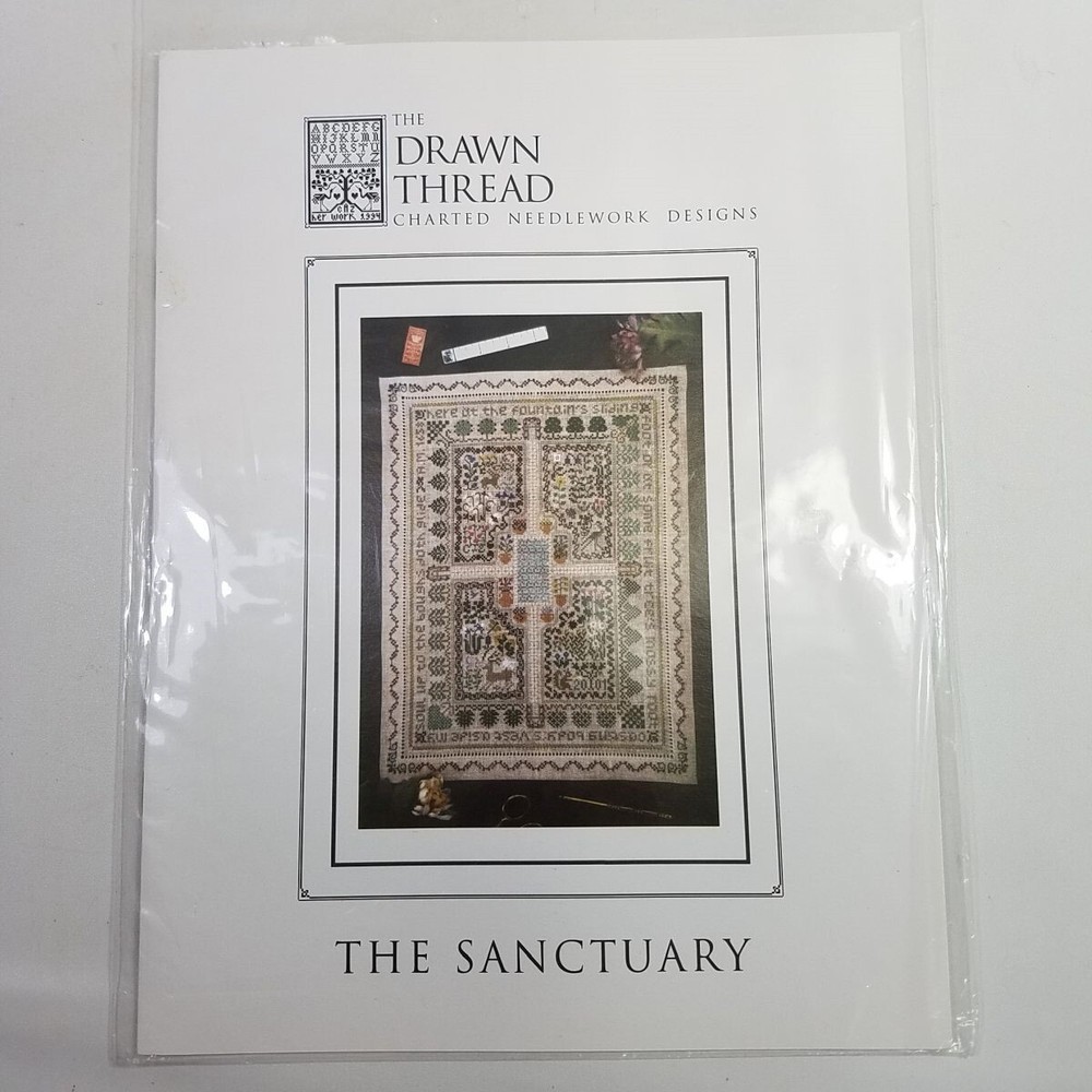 The Drawn Thread The Sanctuary Needlepoint Sampler Pattern 170 x 222 Stitch