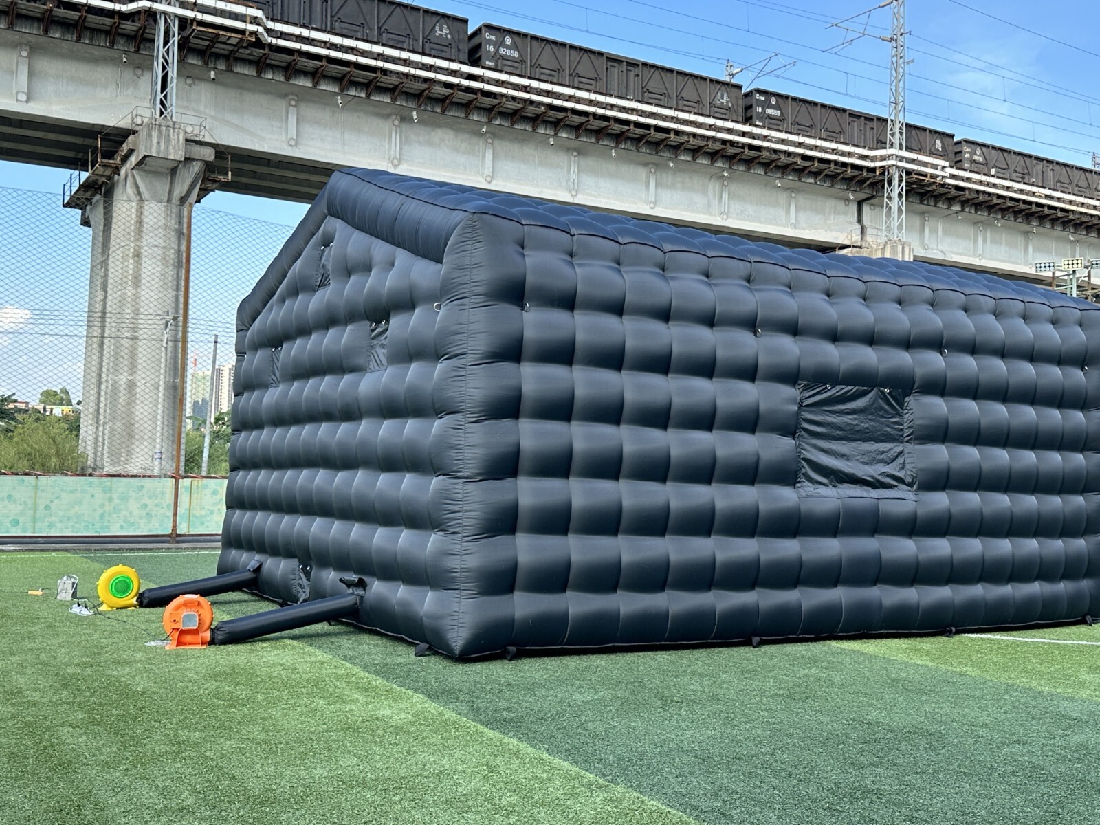 NEW Portable Inflatable CubeLounge Party Waterproof Nightclub House Disco Tent