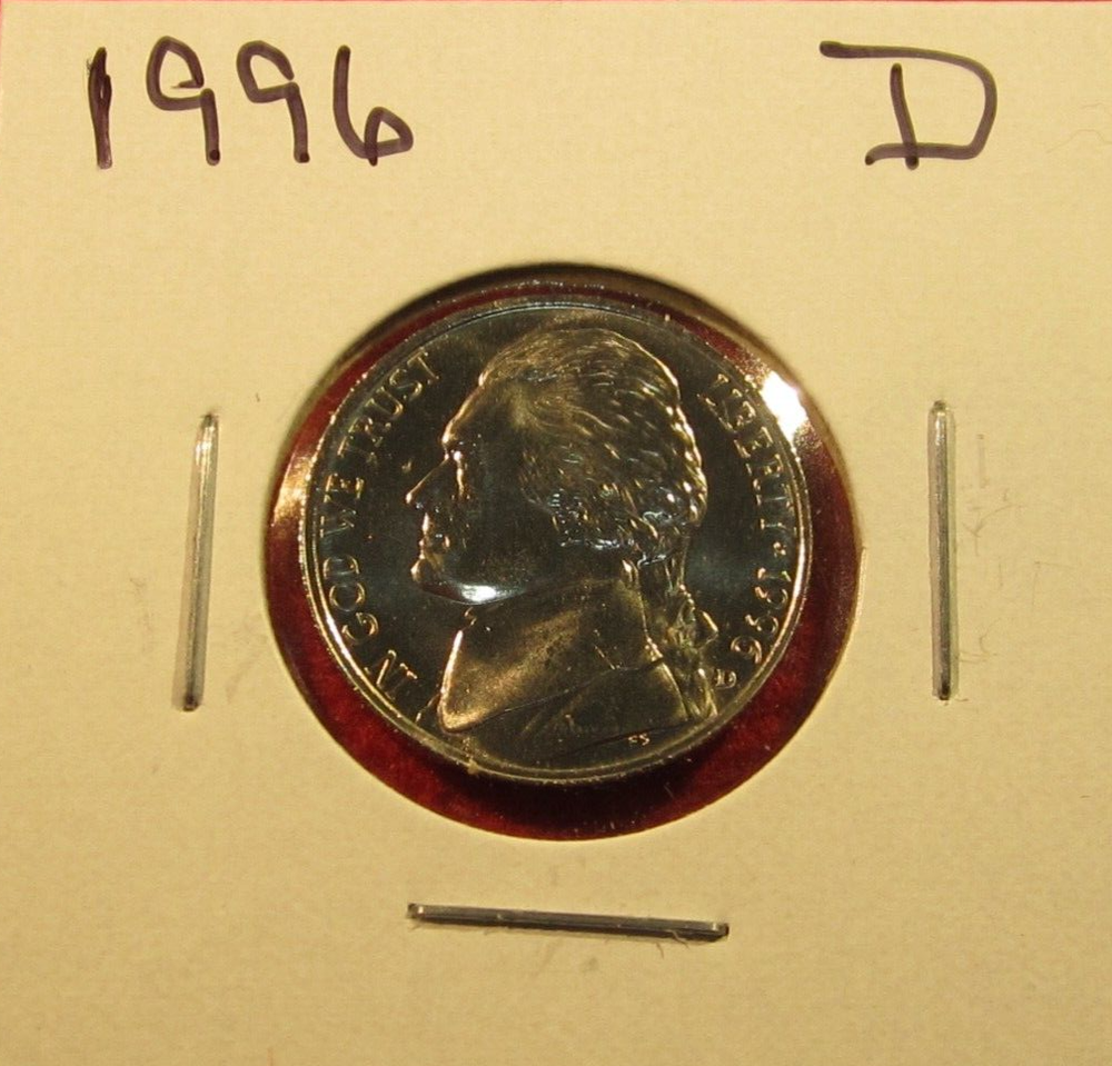 1996 D Denver Jefferson Nickel - Uncirculated