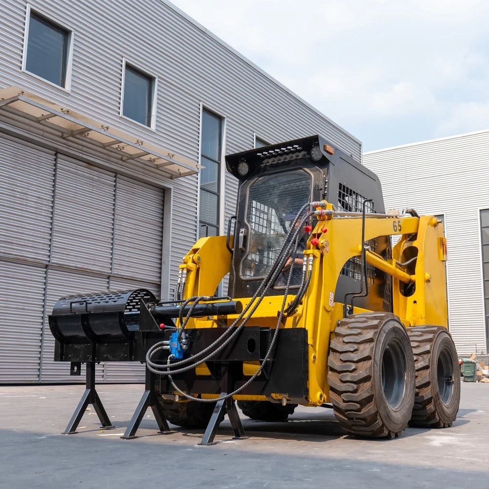 Skid Steer Automatic Log Wood Splitter Hydraulic Attachment Bobcat CASE CAT