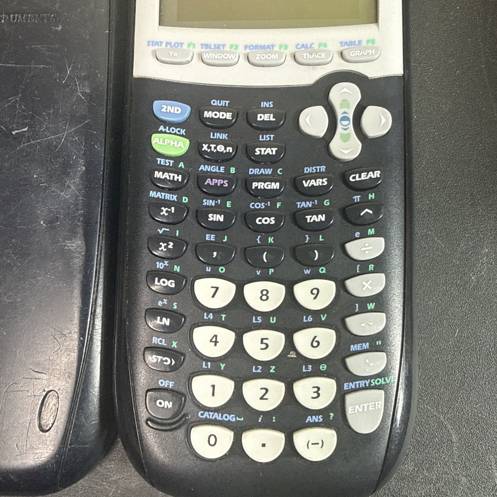 GRAPHING CALCULATOR TI-84 PLUS Texas Instruments TI84 Black Tested