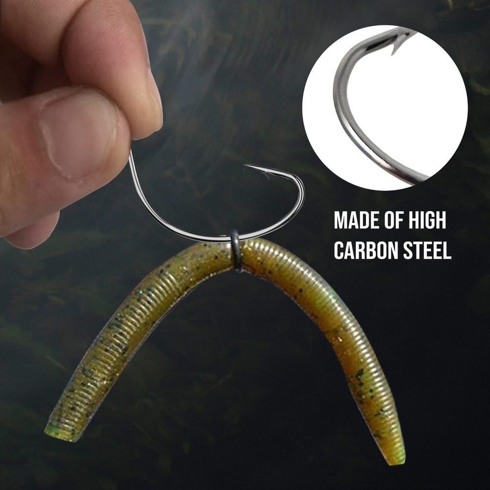 Reaction Tackle High Quality Wacky Hooks- 25 Pack
